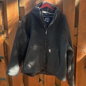 Carhartt Black Jacket with Hood